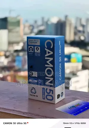 New Tecno Camon 50 Ultra 256 GB Black