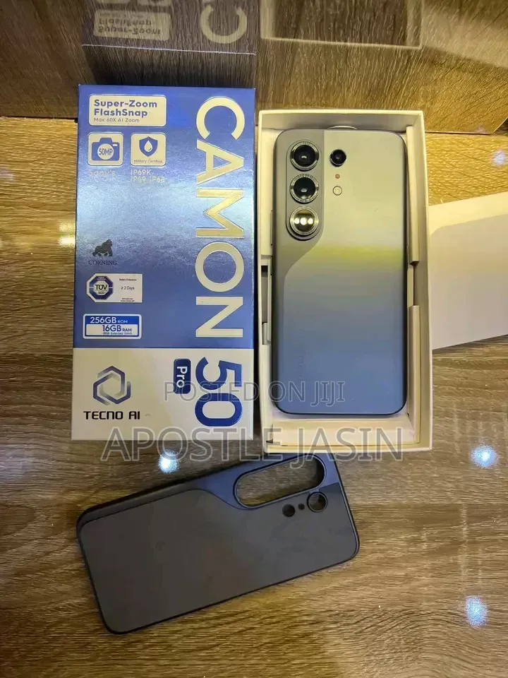 New Tecno Camon 50 Pro 256 GB Black