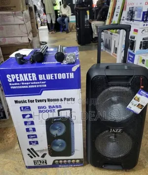 Jazz JZ-2100 Bluetooth Party Speaker System With 2 Wireless Microphone