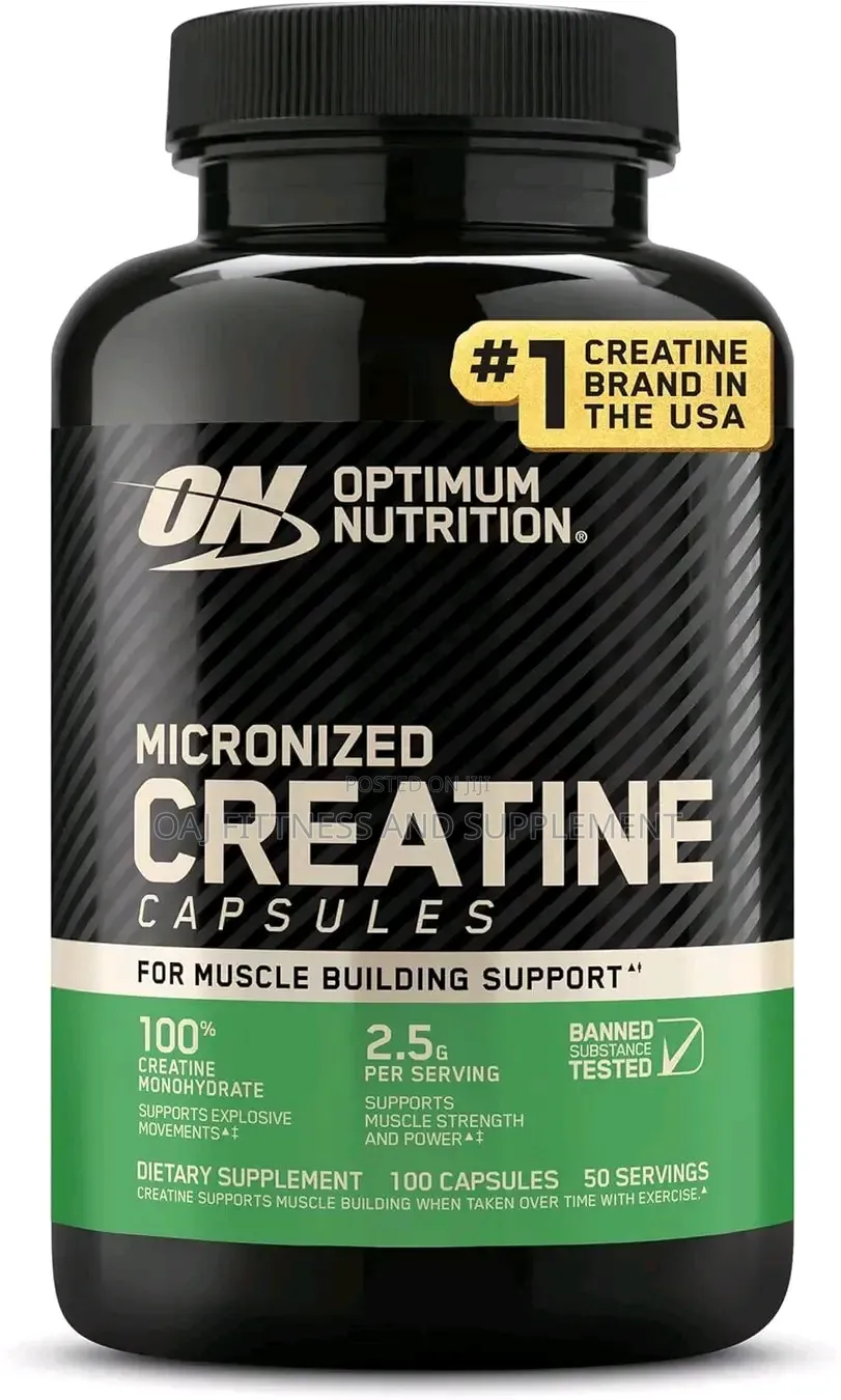 Micronised Creatine 120 and 100capsules