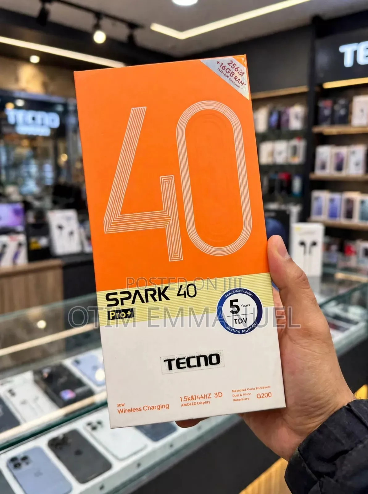 New Tecno Spark 40 Pro+ 256 GB Gray