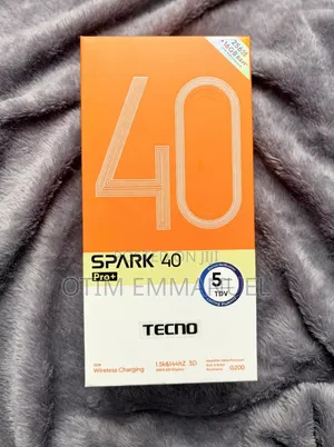 New Tecno Spark 40 Pro+ 256 GB Black