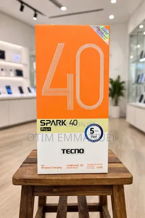 New Tecno Spark 40 Pro+ 256 GB Black
