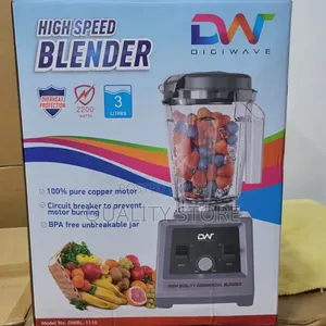 High Power Commercial Blender Dw 3 L