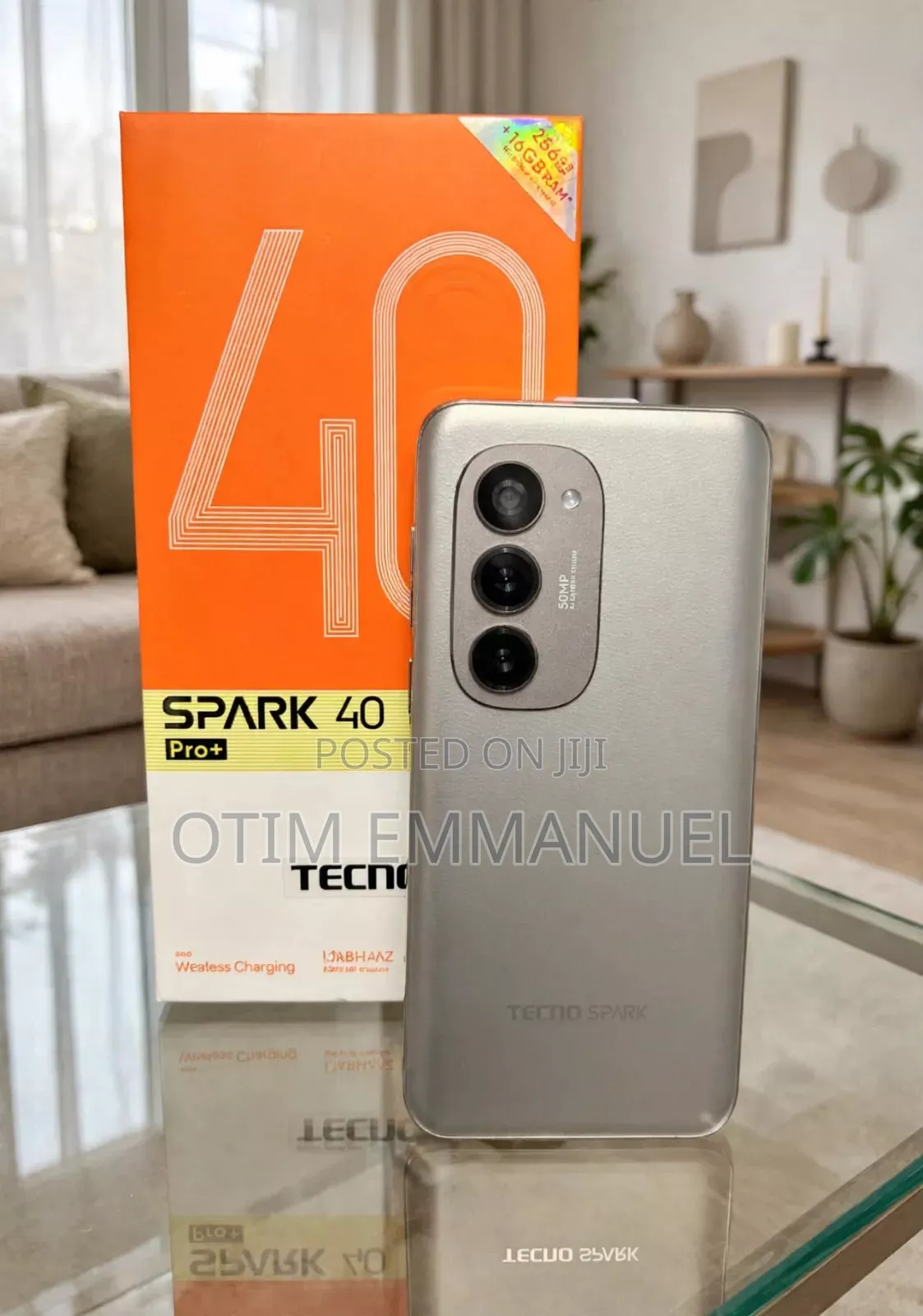 New Tecno Spark 40 Pro+ 256 GB Gray