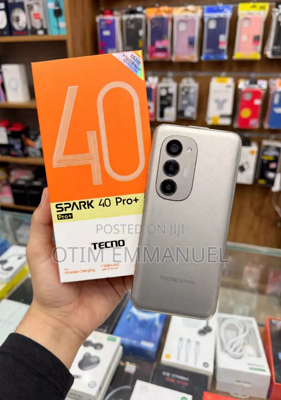 New Tecno Spark 40 Pro+ 256 GB Silver
