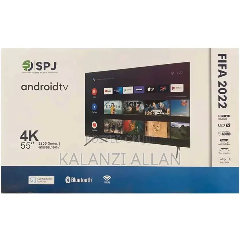 55 Inch TV SPJ Smart TV With an in Built Decorder
