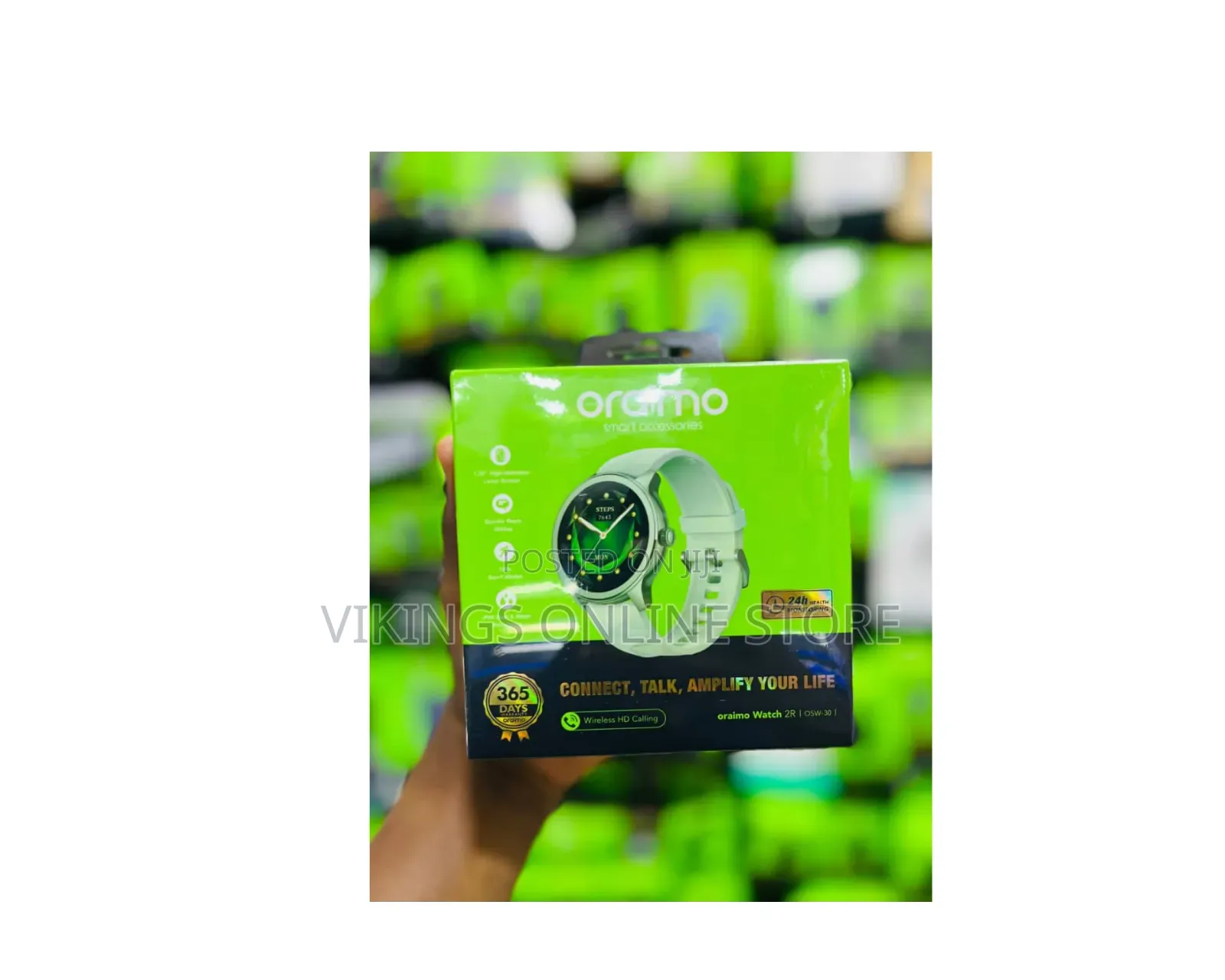 Oraimo Watch 2R | OSW-30 Wireless Calling Smartwatch - Green 