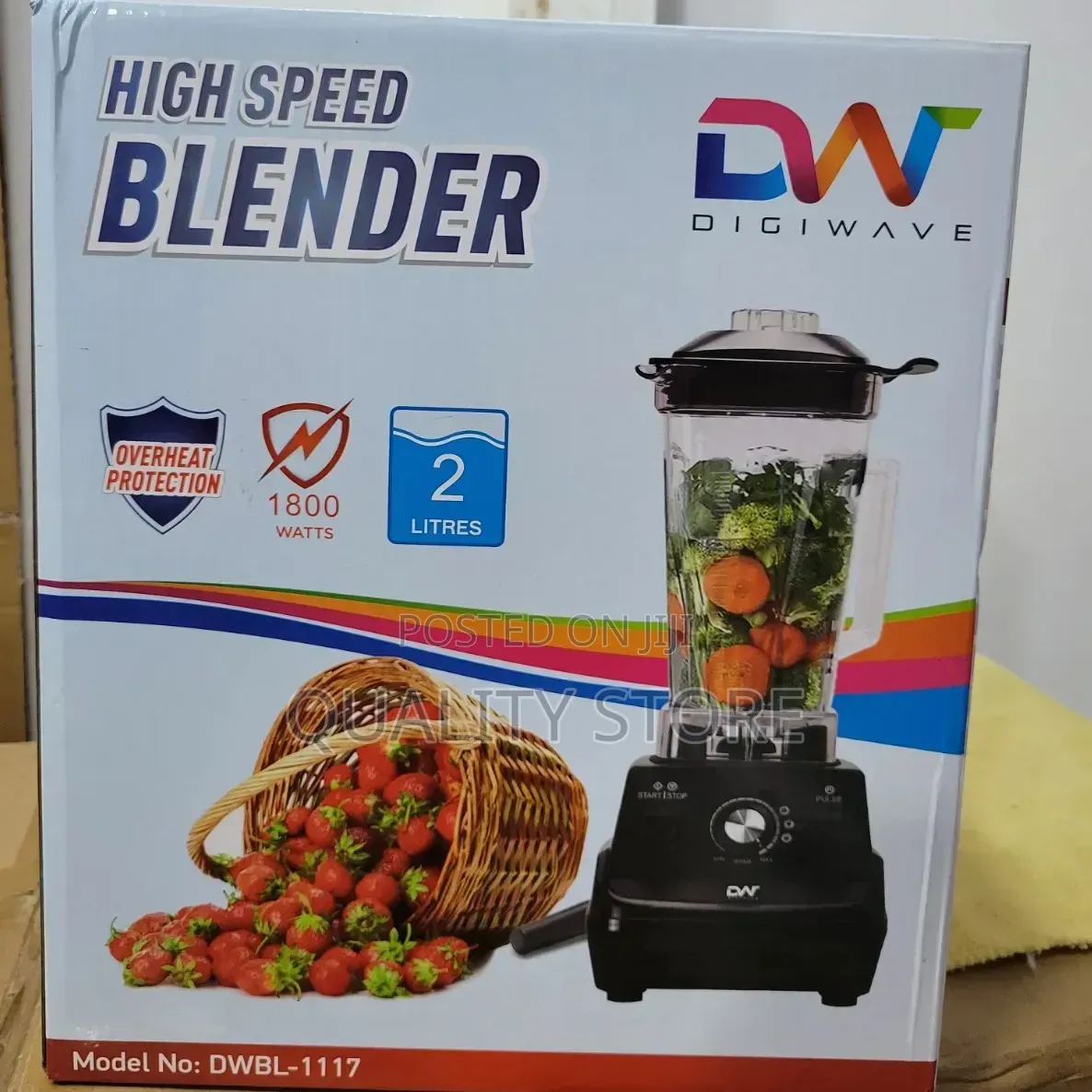 High Power Commercial Electric Blender 2 L Dw