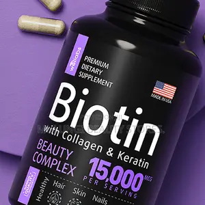 Biotin With Collagen & Keratin Beauty Support Hair, Skin, and Nail