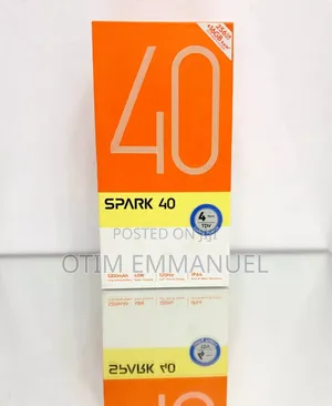 New Tecno Spark 40 256 GB Orange
