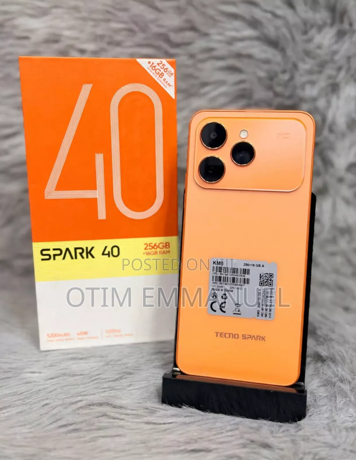 New Tecno Spark 40 256 GB Orange