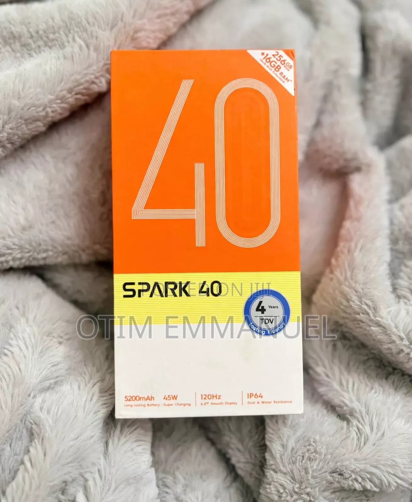 New Tecno Spark 40 256 GB Orange
