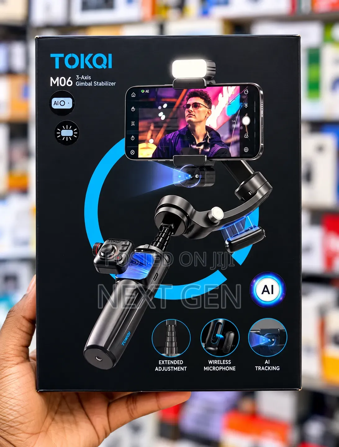 TOKQI M06 3-Axis Gimbal Stabilizer