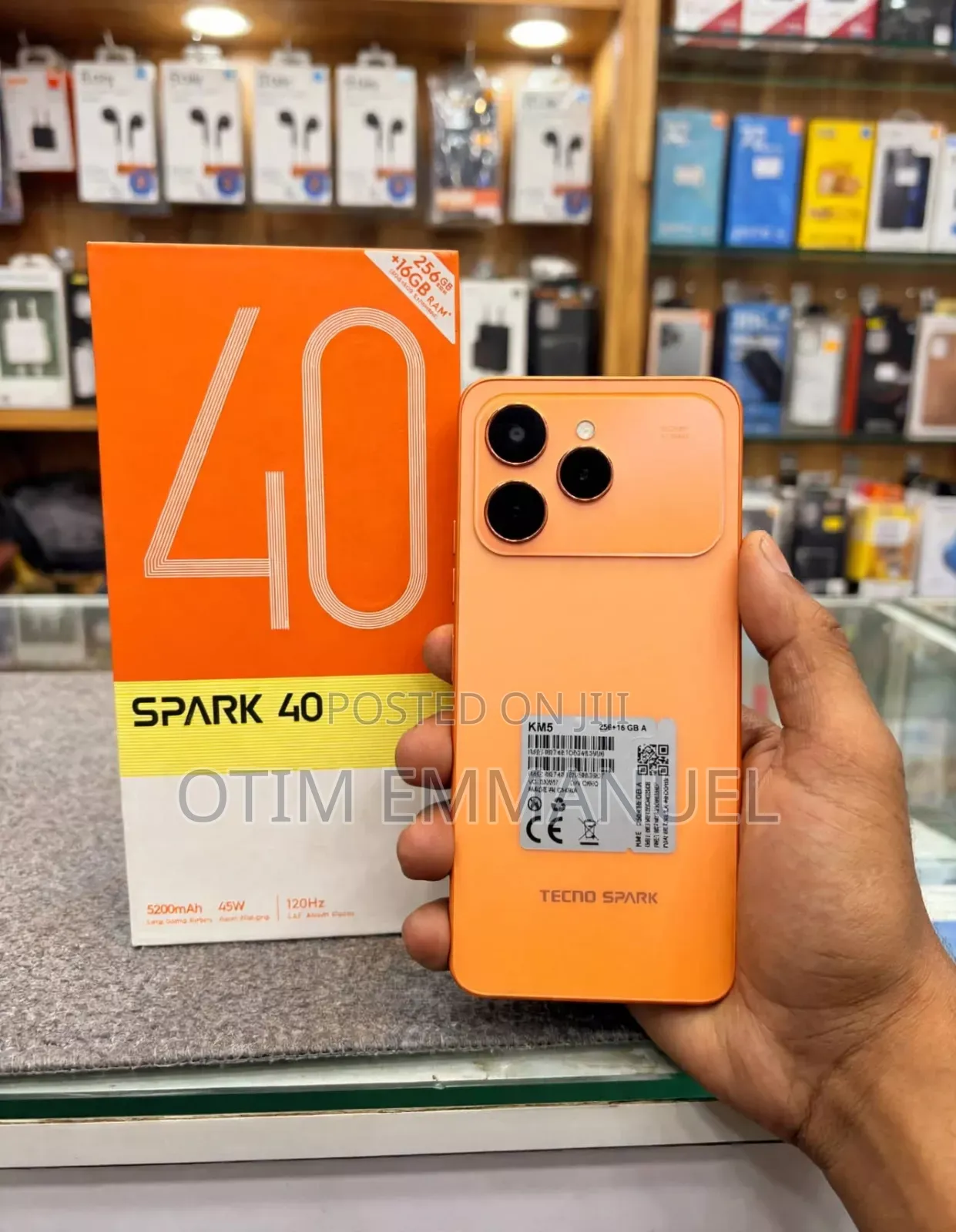 New Tecno Spark 40 256 GB Orange