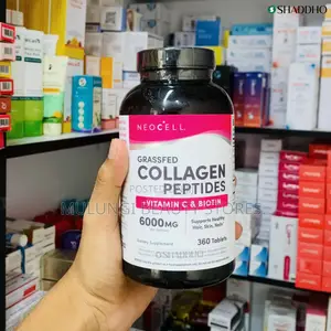 NeoCell Grassfed Collagen Peptides + Vitamin C & Biotin 360 Tablets.