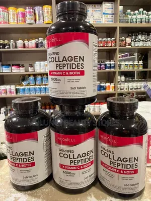 NeoCell Grassfed Collagen Peptides + Vitamin C & Biotin 360 Tablets.