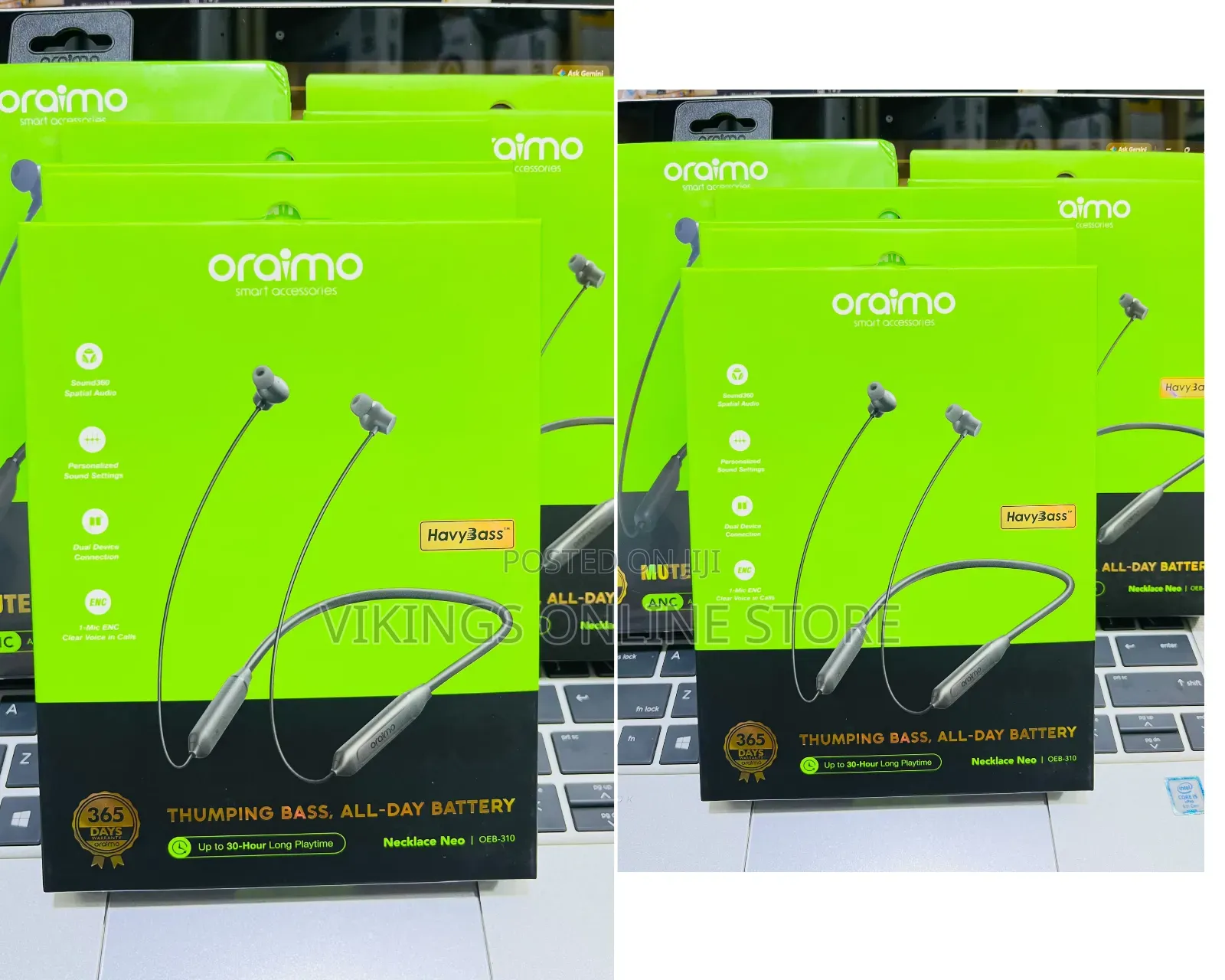 Oraimo Necklace Neo | Upto 30hrs Playtime | HeavyBass