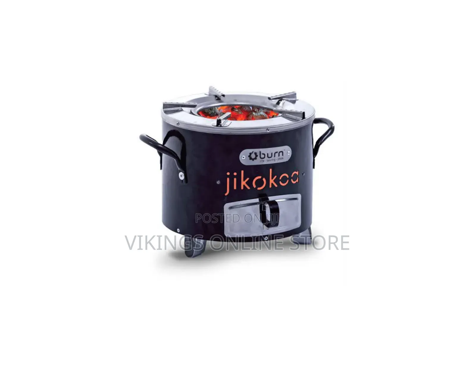 28cm BURN Jikokoa, a High-Efficiency Portable Charcoal Cookstove