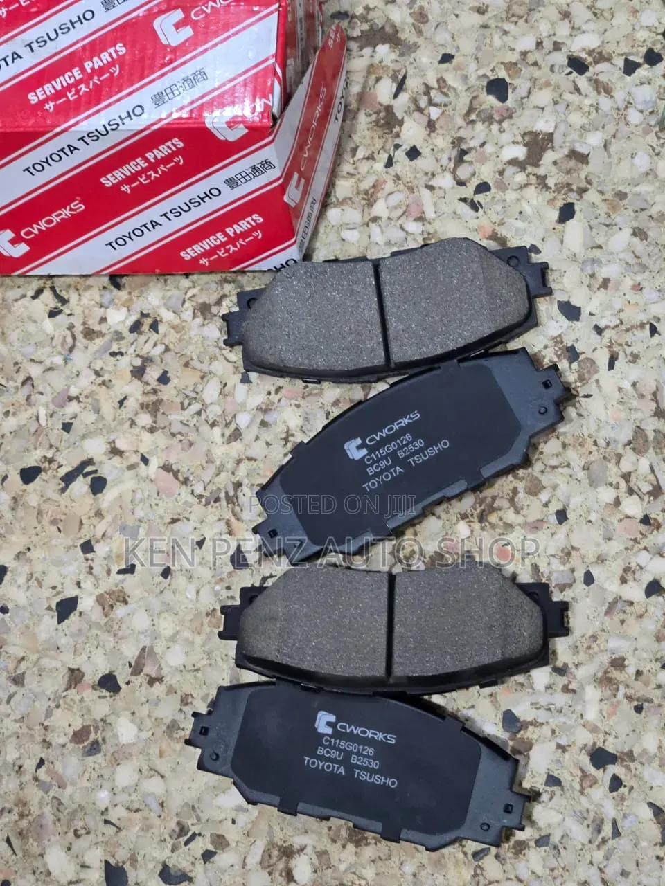 Toyota Wish, Fielder and Toyota Noah 2008 - 2010 Brake Pads