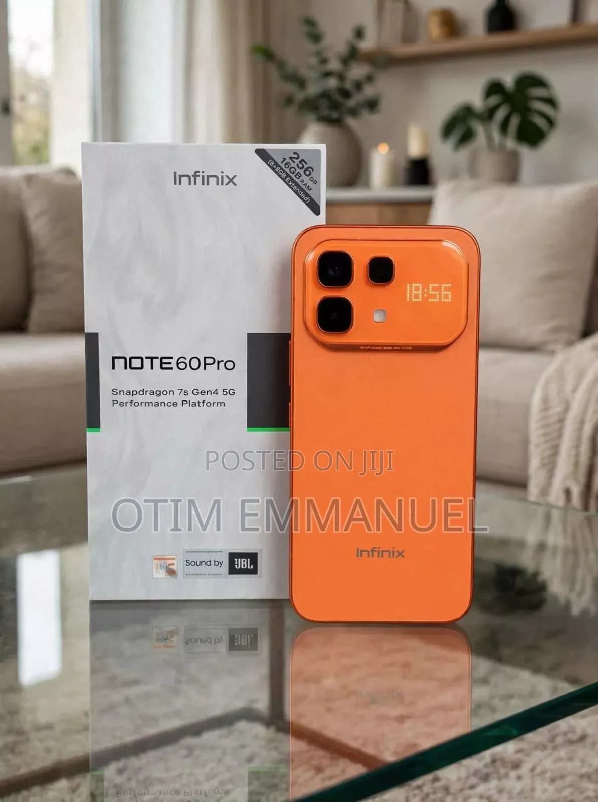 New Infinix Note 60 Pro 256 GB Orange