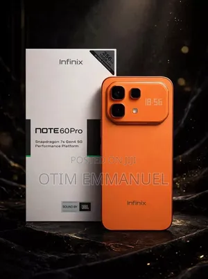 New Infinix Note 60 Pro 256 GB Orange