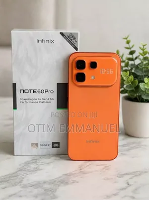 New Infinix Note 60 Pro 256 GB Orange