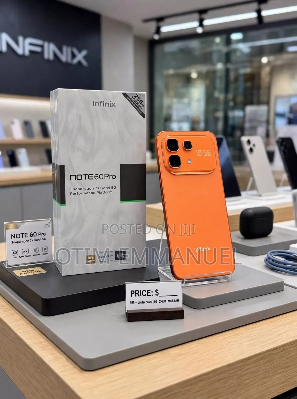 New Infinix Note 60 Pro 256 GB Orange