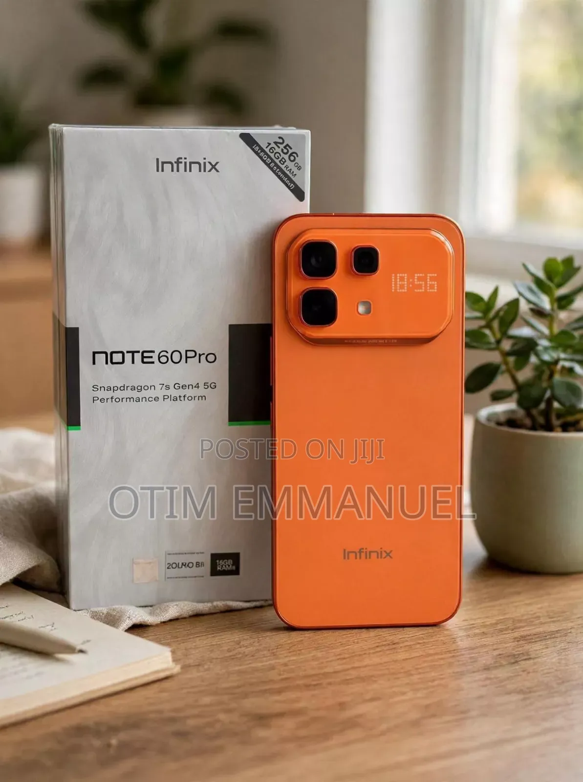 New Infinix Note 60 Pro 256 GB Orange