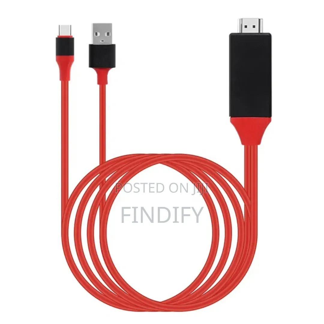 PRO USB-lighting to HDMI 4k With Power Port Cable 2M iPhone to HDMI