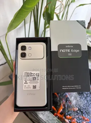 New Infinix Note Edge 256 GB Silver