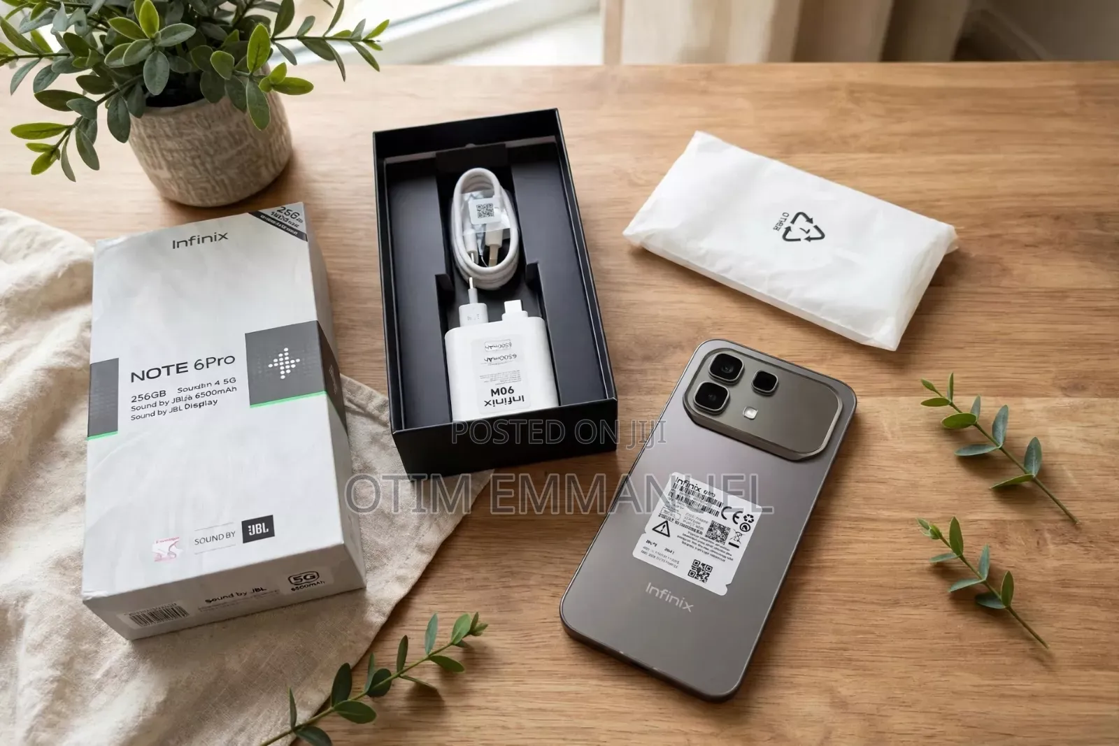 New Infinix Note 60 Pro 256 GB Gray