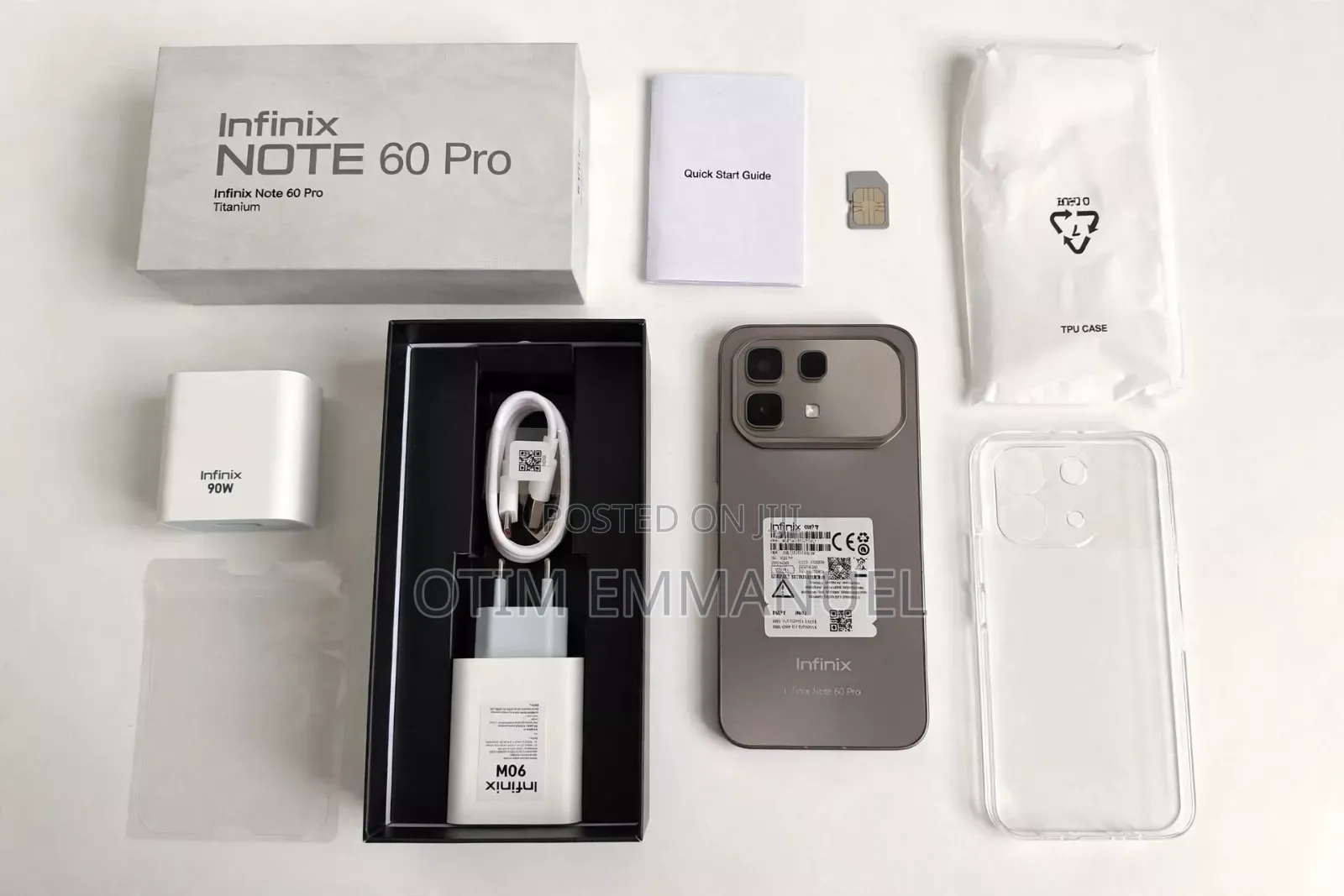 New Infinix Note 60 Pro 256 GB Gray