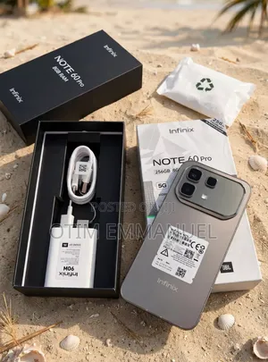 New Infinix Note 60 Pro 256 GB Gray