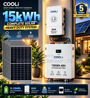 15kwh 48v Cooli Massive Clean Energy Hybrid/Lithium Solar System Kit