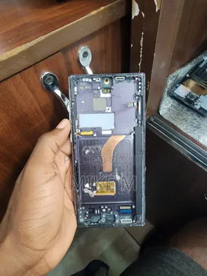 Samsung Galaxy S22 Ultra Original Screen With Black Frame