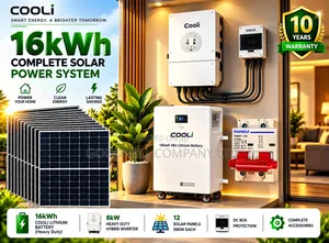 16kwh 48v Cooli Massive Clean Energy Hybrid/Lithium Solar System Kit