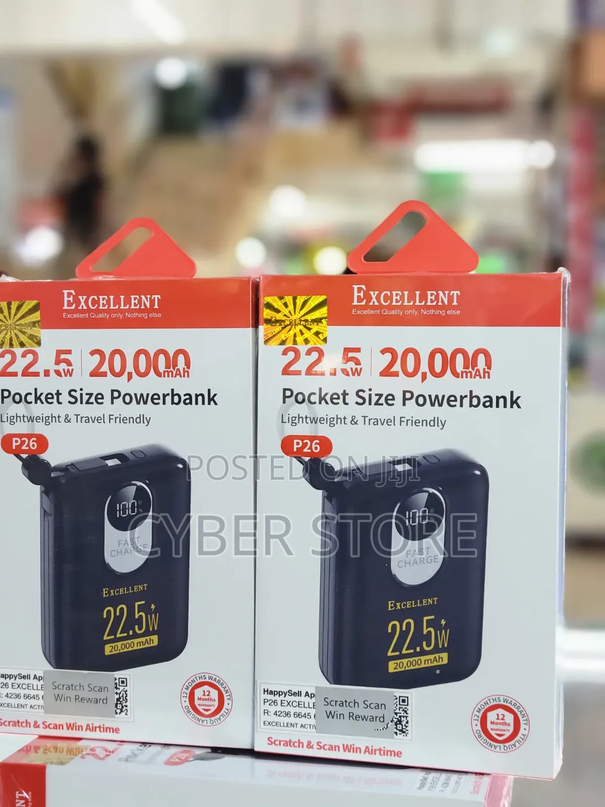 Power Bank, a 20,000mAh Portable Charger With 22.5W Fast Charging