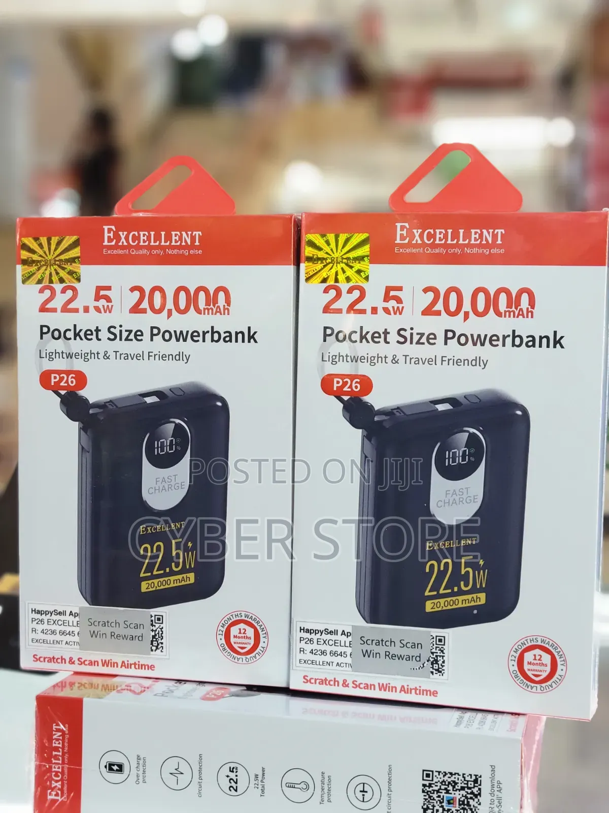 Power Bank, a 20,000mAh Portable Charger With 22.5W Fast Charging