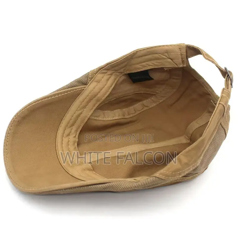 Carmel Brown Men’s Casual Peaked Berets Cotton