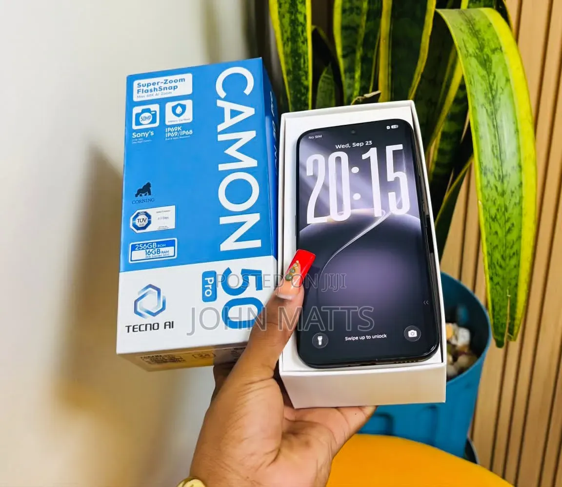 Tecno Camon 50 Pro 256 GB Black