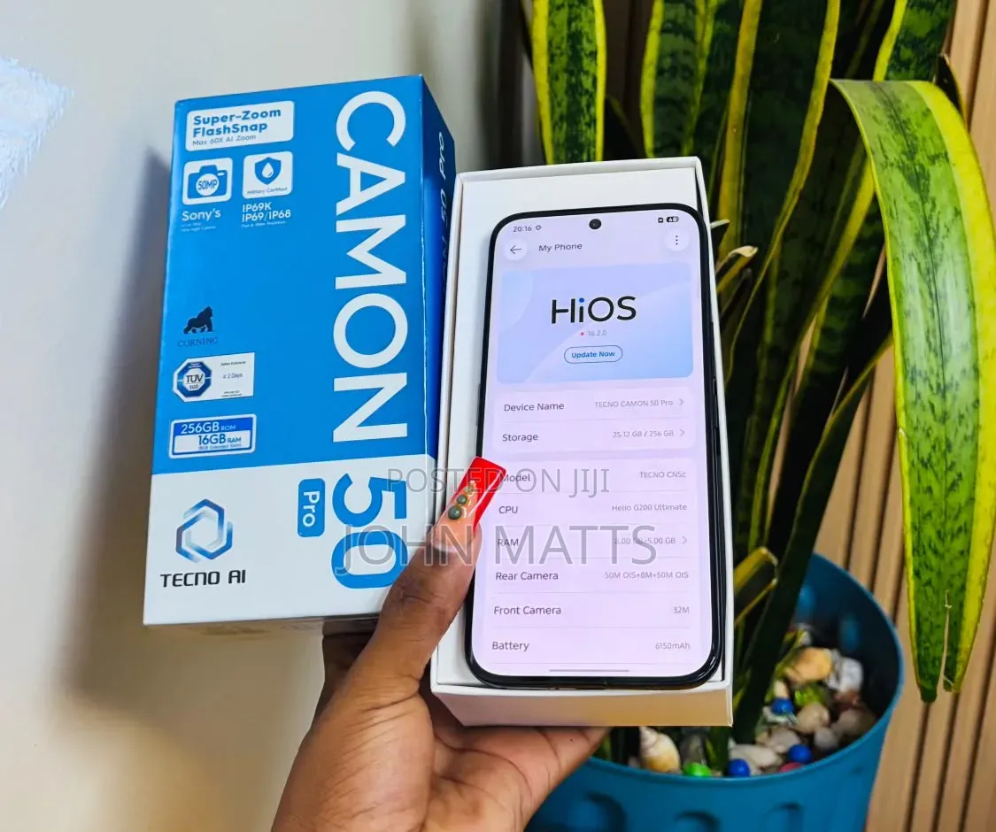Tecno Camon 50 Pro 256 GB Black
