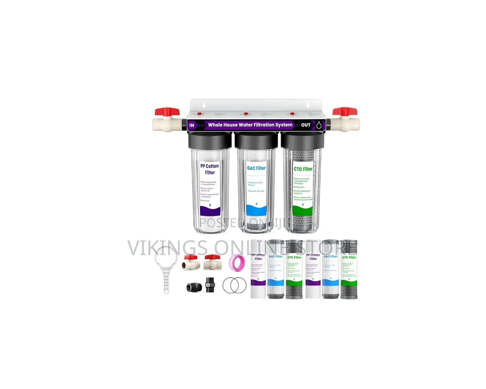 3-Stage Whole-House Water Filtration System
