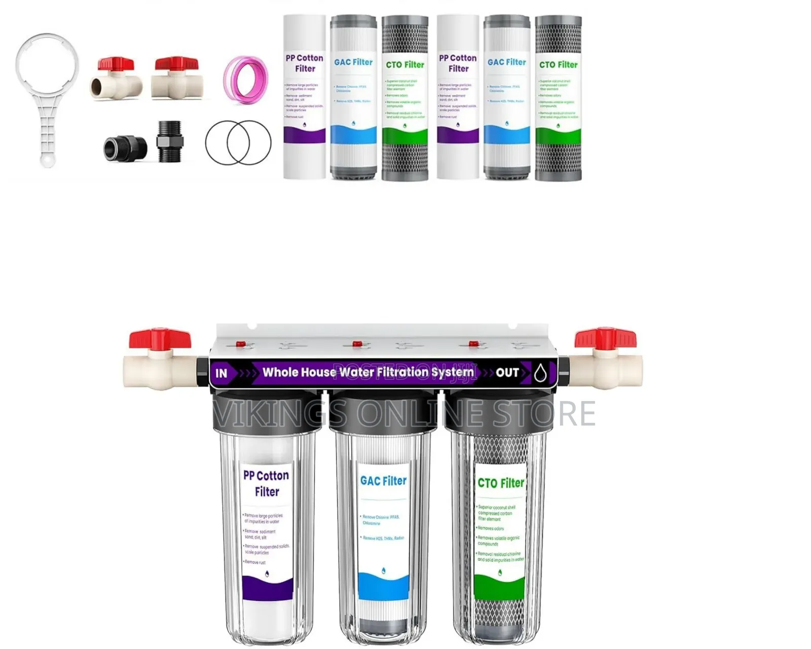 3-Stage Whole-House Water Filtration System