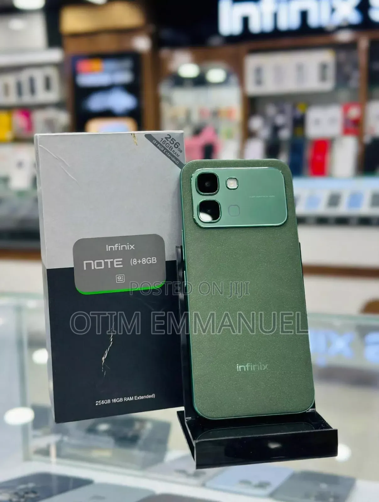 New Infinix Note Edge 256 GB Green