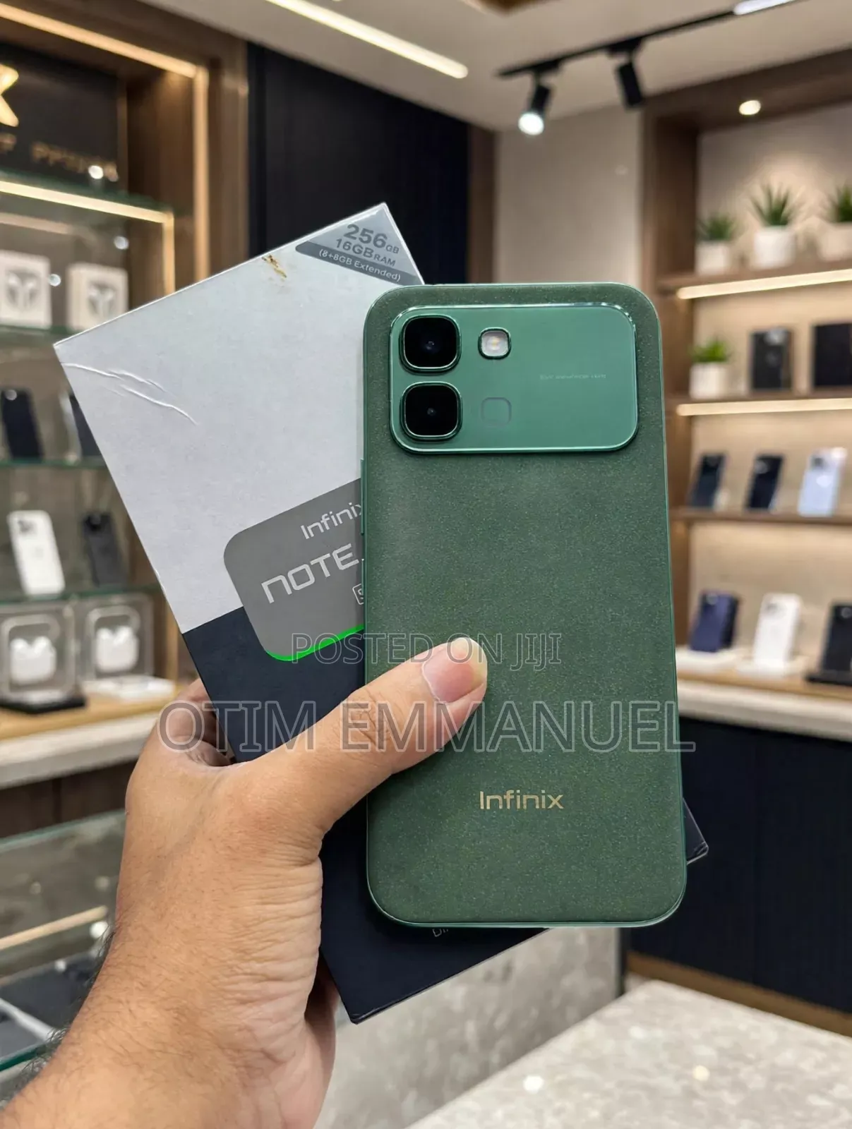 New Infinix Note Edge 256 GB Green