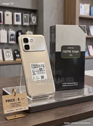 New Infinix Note Edge 256 GB Gold
