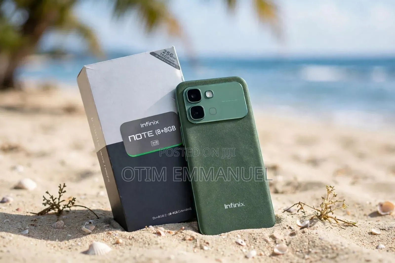 New Infinix Note Edge 256 GB Green