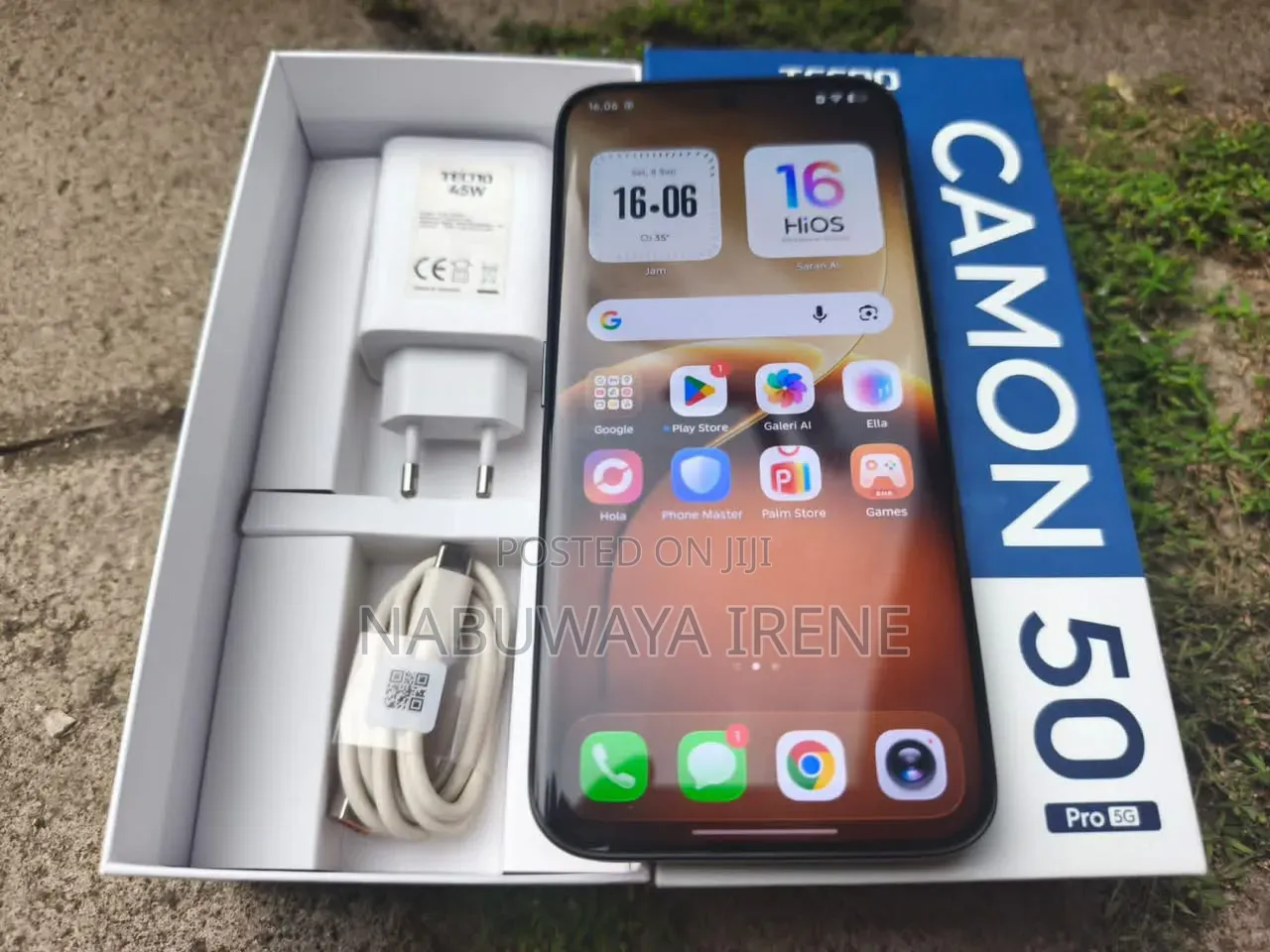 New Tecno Camon 50 Pro 256 GB Gray