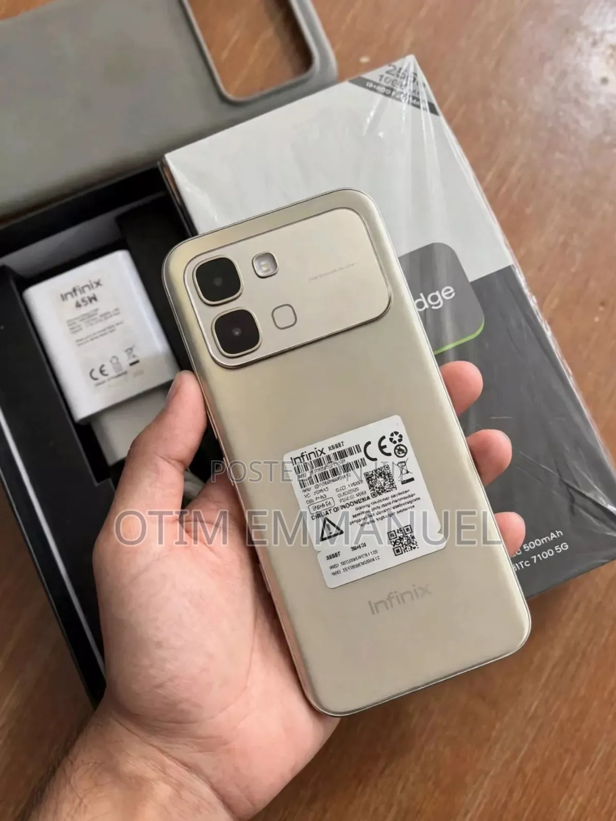 New Infinix Note Edge 256 GB Gold